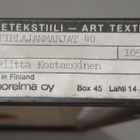 Taidetekstiili Pihlajanmarjat Helmi Vuorelma Oy - pikkukuva 5