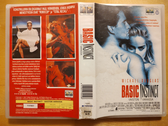 Basic Instinct - vaiston varassa VHS