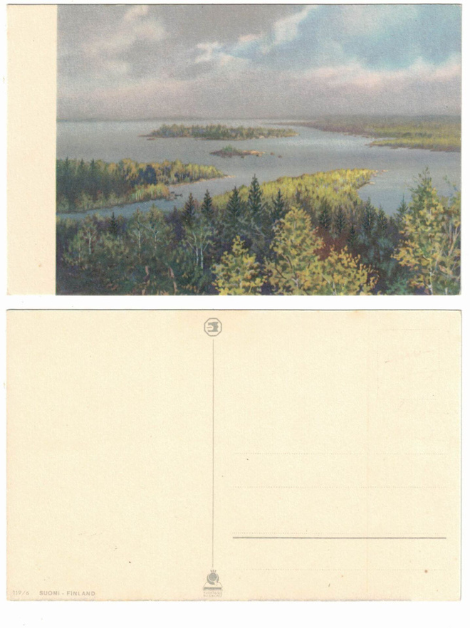 Vanha kortti, KUVATAIDE 119/6, A. Bock