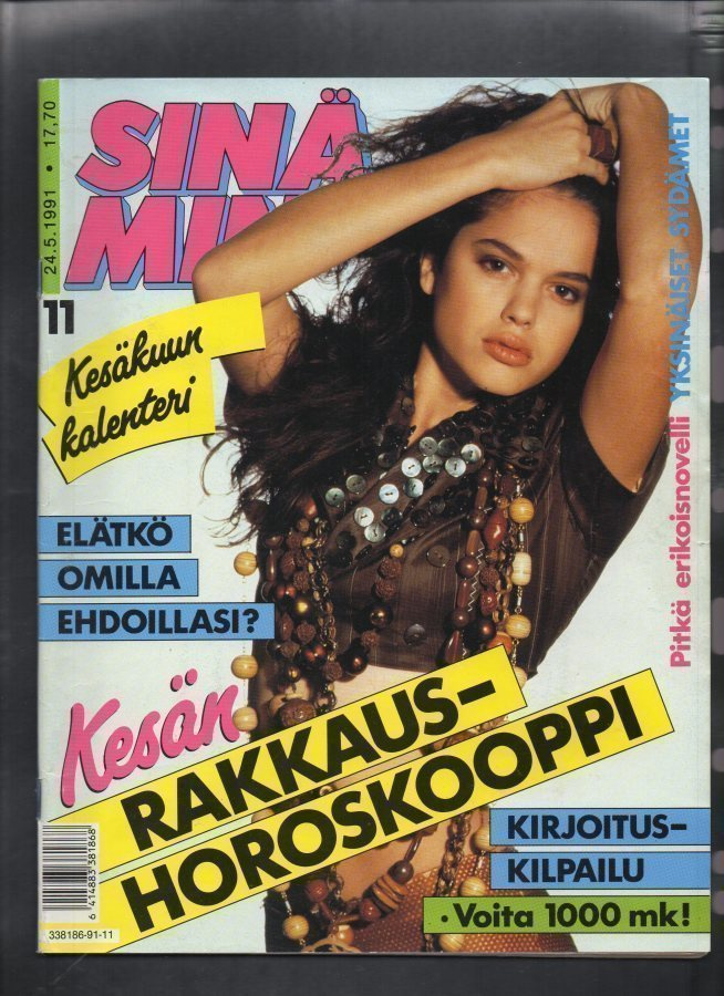 Sinä Minä n:o 11 1991 Koko kesän rakkaushoroskooppi.