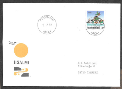 Postilähetys - Ystäv. (LAPE 1235) Pyhäsalmi 1.12.1997