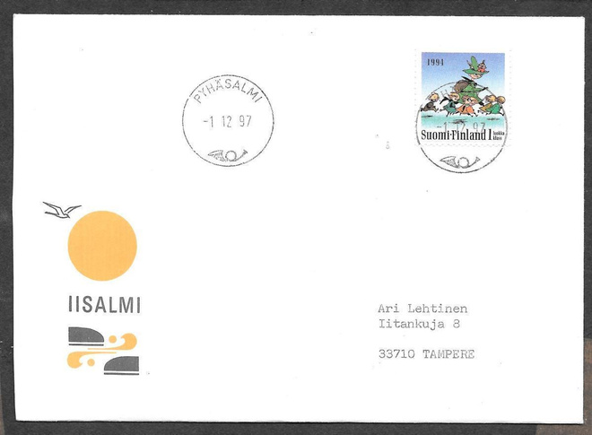 Postilähetys - Ystäv. (LAPE 1235) Pyhäsalmi 1.12.1997