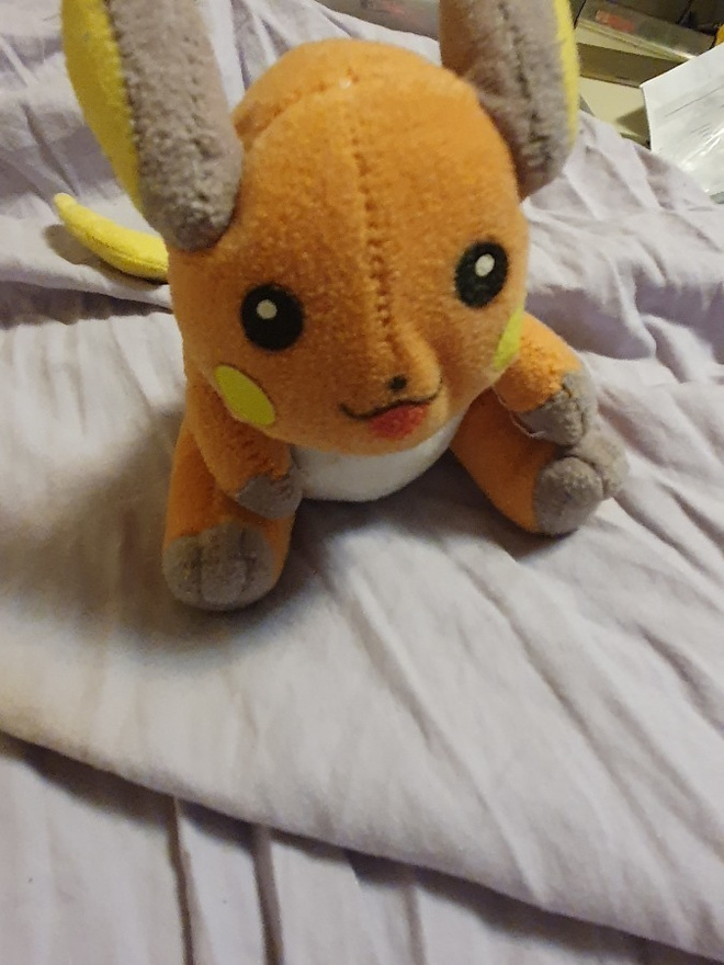 Nintendo Pokémon Raichu pehmolelu 1995 luvulta rare