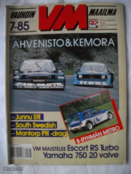 Vauhdin Maailma Nro 7/1985 (20.3)