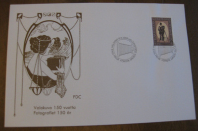 Ensipäiväkuori Valokuva 150 vuotta 6.2.1989