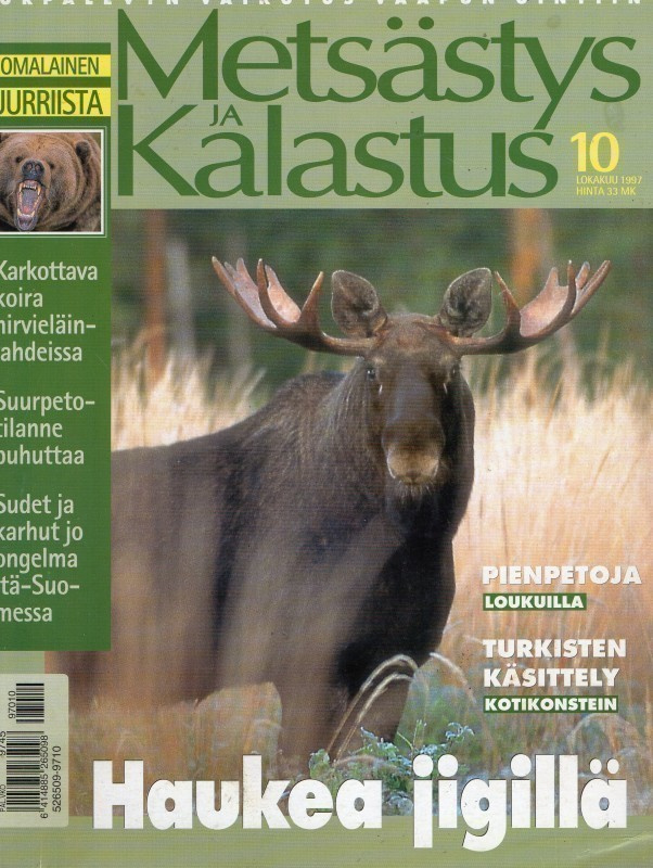 Metsästys js Kalastus n:o 10 1997. Pikkupetoja loukuilla.