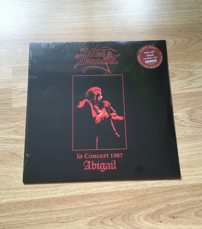 King Diamond – In Concert 1987 Abigail LP (Wine Red / Black)