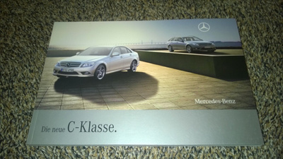 Esite Mercedes C-sarja W204/S204, 2007/2008, myös C 63 AMG