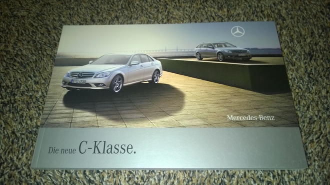 Esite Mercedes C-sarja W204/S204, 2007/2008, myös C 63 AMG