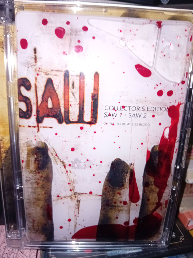 2 DVD SAW 1-2 COLLECTOR'S EDITION  ( SIS POSTIKUL