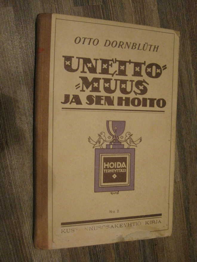 Unettomuus ja sen hoito  Dornblüth, Otto 
