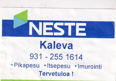 Tampere. Kaleva, NESTE   s8/3
