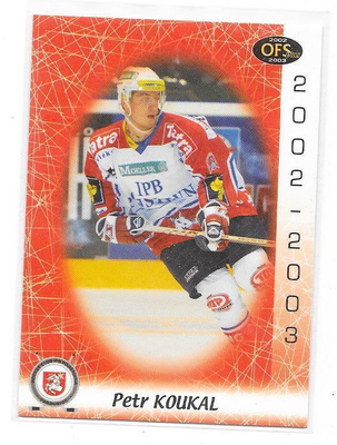 2002-03 OFS #218 Petr Koukal Pardubice ex Jokerit