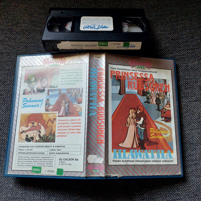 Prinsessa Ruusunen & Hiawatha Vhs fix