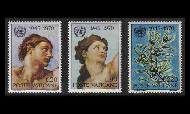 Vatikaani 569-71 ** YK 25v (1970)