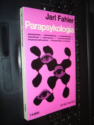 Jarl Fahler : Parapsykologia ( 3 uusittu p. 1975 ) EIPK !