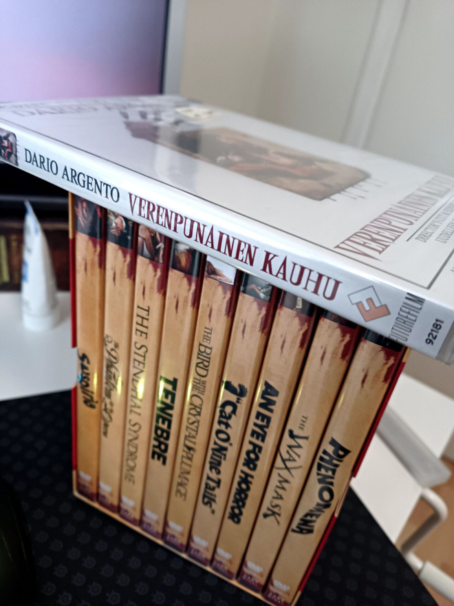 Dario Argento Collection + Verenpunainen kauhu (DVD)