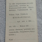Yrjö Ylänne , Koirakirjan tilauslipuke - pikkukuva 2
