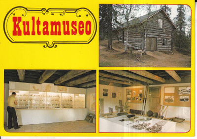 Tankavaara. Kultamuseo, sommitelmakortti .  e322