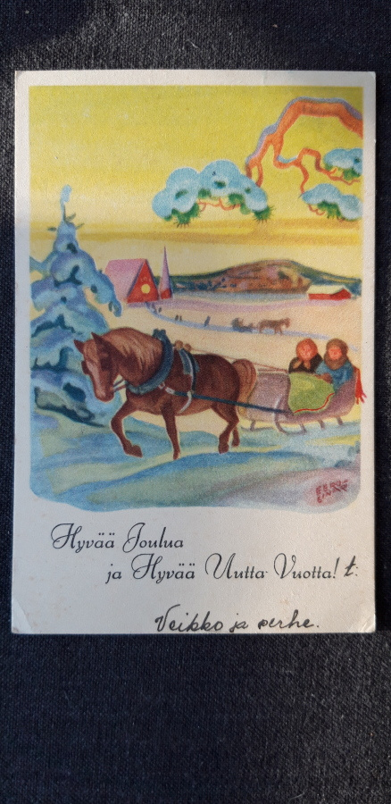 Eero Einari Nurmela kuvataide kortti  339/10