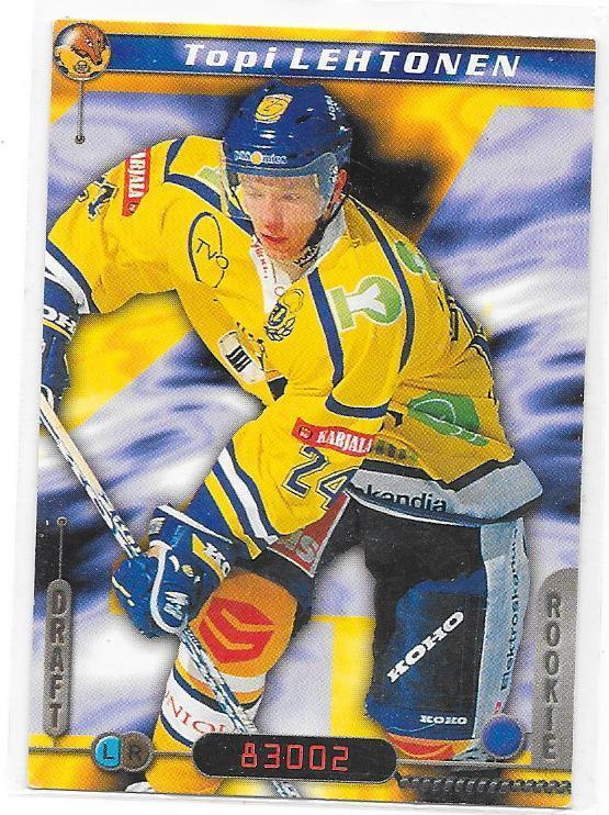 2000-01 CardSet #188 Topi Lehtonen Lukko