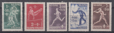 1945 Urheilumerkkejä sarja