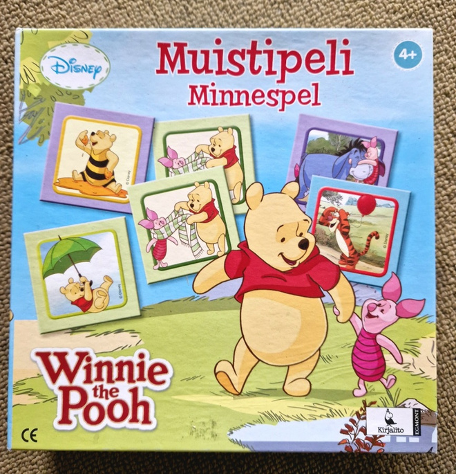 Nalle Puh muistipeli kirjalito