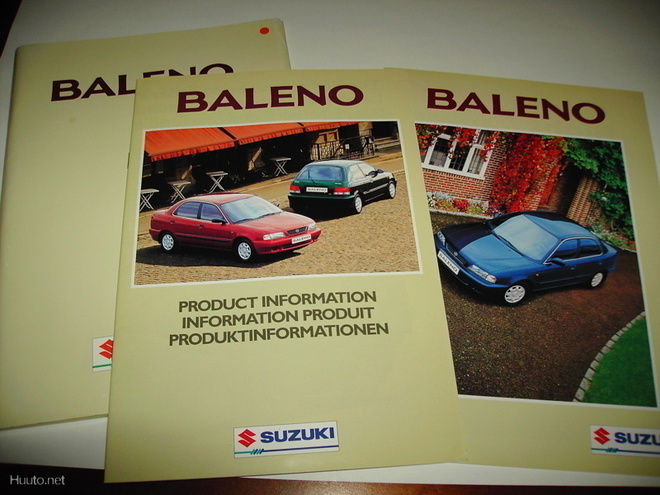 Myyntiesite/Lehdistöesite - Suzuki Baleno
