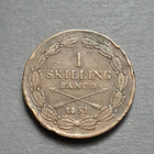 Ruotsi 1 Skilling Banco 1851 - pikkukuva 1