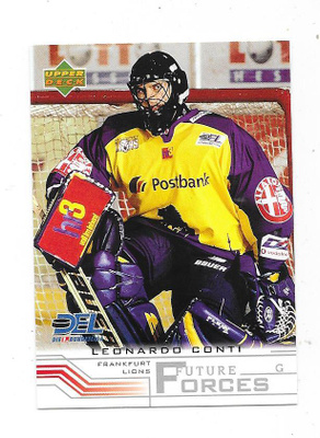2001-02 DEL Future Forces #248 Leonardo Conti , Frankfurt MV