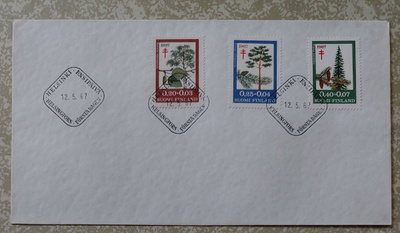1967  TUB FDC blanco kuori