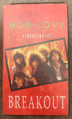 BON JOVI: BREAKOUT - VIDEOSINGLES (VHS)