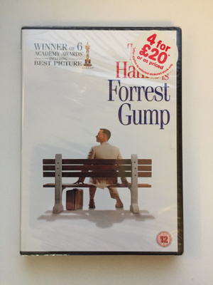 Forrest Gump (1994) (DVD) Tom Hanks [UUSI]