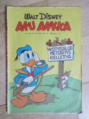 AKU ANKKA NUMERO 42 VUODELTA 1964