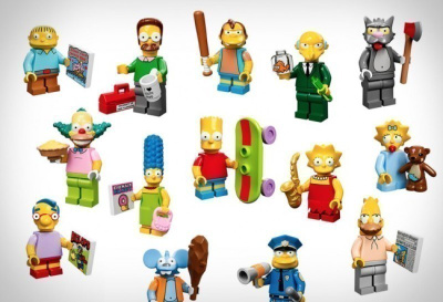 LEGO SIMPSONS SERIE 1 ( S-1 ) Kaikki 16kpl