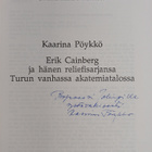 Kaarina Pöykkö : Erik Cainberg ja hänen reliefisarjansa T... - pikkukuva 3