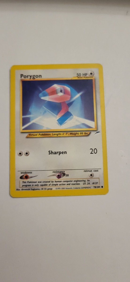 Porygon #78 Pokemon Neo Destiny card