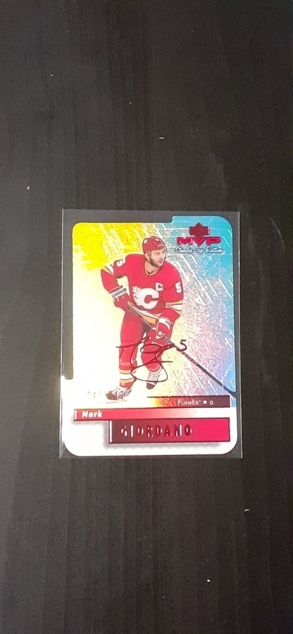 2019-20 UD MVP SCE 20th Anniversary CaC #39 Mark Giordano