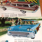 1958 Ford USA farmarit PRESTIGE esite - 20 siv -  KUIN UUSI - pikkukuva 1