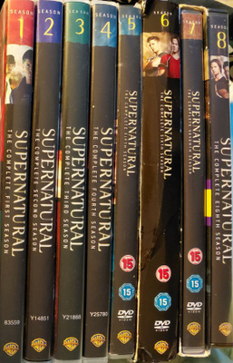 Supernatural 1 - 8 kausi DVD