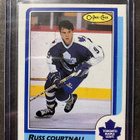 1986-87 OPC Hockey Russ Courtnall RC Rookie Card #174 - pikkukuva 1