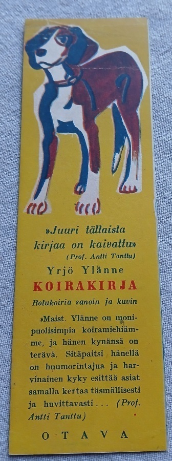 Yrjö Ylänne , Koirakirjan tilauslipuke