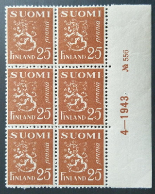 Mallin 1930 25 penniä-nro-kuusilo 1943