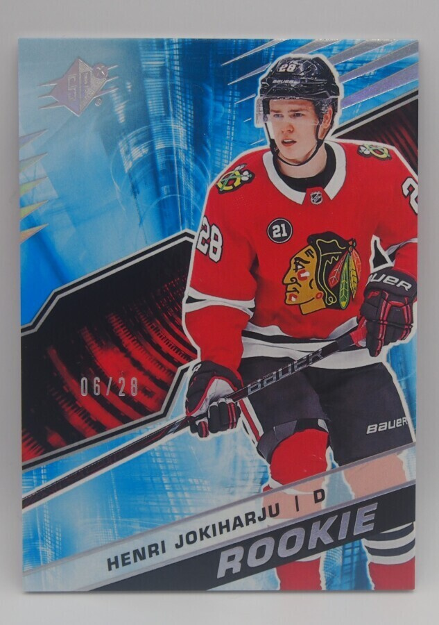 2018-19 SPX Rookies Spectrum Henri Jokiharju /28