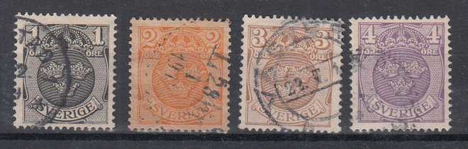 RUOTSI 1911 Vaakunat