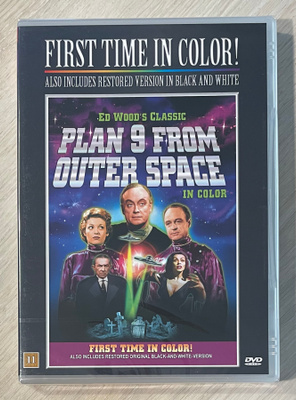 Ed Wood: PLAN 9 FROM OUTER SPACE (1957) uusi ja muoveissa