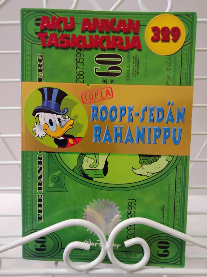 Aku Ankka taskukirja 329 Roope-sedän rahanippu