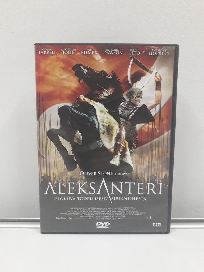 Aleksanteri (Farrell, Hopkins, Dawson, dvd)