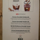 XDdesign-;Cocoa Suklaa fonfue fondi pakkaus, tikut,jalusta, - pikkukuva 2