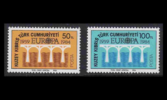 Turkki Kypros 142-3 ** Europa (1984)